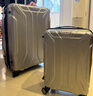 新秀麗（Samsonite）行李箱20+28英寸拉桿箱雙尺寸套裝箱旅行箱包TS7銀色密碼箱 曬單實(shí)拍圖