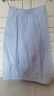 茵曼（INMAN）純棉府綢半身裙2026夏季女裝新款法式松緊腰寬松顯瘦氣質(zhì)裙子 淺藍色 M 曬單實(shí)拍圖