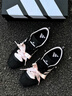 adidas「冰淇淋T頭鞋」VS JOG 2.0薄底運動(dòng)鞋男女阿迪達斯輕運動(dòng)   黑色/淺粉 (推薦女生選小半碼)   38 曬單實(shí)拍圖