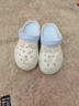 QYCKABY洞洞鞋女士2026新款夏季外穿厚底eva防滑防臭足弓支撐涼拖鞋女款 白藍【小貓小魚(yú)】 38-39 標準碼（內長(cháng)245mm） 曬單實(shí)拍圖