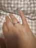 BREZ心動(dòng)信號S999情侶對戒純銀開(kāi)口可調節戒指生日情人節禮物送男女友 999心動(dòng)信號對戒情侶一對 活口可調節 曬單實(shí)拍圖