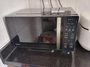 美的微波爐烤箱一體機 家用20L易清潔平板式 雙模燒烤光波爐 智能解凍 微波殺菌 12大菜單 【微烤一體機】配烤架 曬單實(shí)拍圖
