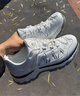 卡帕（Kappa）女鞋運動(dòng)戶(hù)外徒步登山鞋女春季輕便跑步鞋休閑鞋子女 銀色 39 曬單實(shí)拍圖