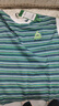 左西童裝男童短袖t恤兒童條紋夏季2025新款男孩大童半袖上衣洋氣 彩條 150 建議身高150cm左右 曬單實(shí)拍圖