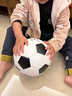 AOPI奧匹鈴鐺足球低彈盲人足球花式足球親子趣味游戲加厚耐磨耐踢4號 4號   鈴鐺足球 AP-8004 曬單實(shí)拍圖
