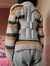 Panapopo駝背背部矯正器成年人男女士佳背矯正神器開(kāi)肩帶防駝專(zhuān)用矯姿帶L 曬單實(shí)拍圖