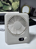 維蒂索【靜音無(wú)噪】智能數顯桌面風(fēng)扇辦公室小風(fēng)扇充電長(cháng)續航小型便攜學(xué)生宿舍臺面USB小風(fēng)扇辦公室 【冰川白】續航30h+100檔靜音調節*風(fēng)大超靜音 曬單實(shí)拍圖