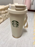 星巴克杯子雙飲口水杯保溫杯吸管杯美式咖啡杯禮盒教師節禮物伴手禮 520ml白金女神 曬單實(shí)拍圖