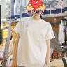 茵曼（INMAN）茵曼白色休閑圓領(lǐng)刺繡T恤2026春女裝新款寬松短袖上衣 白色 M 曬單實(shí)拍圖