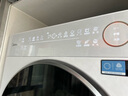 美的（Midea）洗烘套裝清風(fēng)明月2.0洗烘塔家用大容量10公斤全自動(dòng)滾筒洗衣機+10KG變頻熱泵烘干機除濕除潮海鹽白 MGH20AIR-W白色 洗烘套裝 10kg 曬單實(shí)拍圖