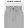 UR2025夏季新款女裝休閑松緊腰抽繩撞色邊闊腿褲UYY650052 曬單實(shí)拍圖