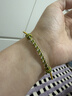 金至尊手繩串珠配繩黃金配件DIY情侶手繩男女送女友 綠色SS02323 曬單實(shí)拍圖