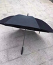 左都（ZUODU）加大雨傘長(cháng)柄直桿男士超大號三人黑色長(cháng)把傘抗風(fēng)暴車(chē)載直柄傘 曬單實(shí)拍圖