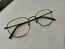 米家小米防藍光眼鏡 平光無(wú)度數防輻射眼鏡手機電腦男女黑色 曬單實(shí)拍圖
