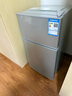 新飛冰箱小型租房用 一級能效冷 藏冷凍兩用1-2人家用小冰箱 出租房雙門(mén)電冰箱辦公室兩門(mén) 26年升級 76A128一級能效【保鮮盒款】銀 曬單實(shí)拍圖