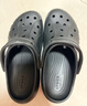 卡駱馳（CROCS）貝雅云彩女士洞洞鞋戶(hù)外休閑鞋|208186 黑色-001 38 (240mm) 曬單實(shí)拍圖