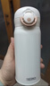 膳魔師（THERMOS）不銹鋼保溫杯大容量男女士?jì)和銛y水杯生日禮物團購定制JNR 【熱賣(mài)推薦】奶油白 350ml 曬單實(shí)拍圖