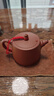 百年利永宜興紫砂壺純全手工原礦紫泥泡茶壺功夫茶具竹節漢鐸一壺兩杯套裝 竹節漢鐸 240ml 原礦紫泥 曬單實(shí)拍圖