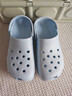 潔麗雅護士洞洞鞋女夏季2026新款涼鞋外穿防滑手術(shù)室醫護包頭涼拖鞋男夏 天空藍 38-39 【標準碼】 曬單實(shí)拍圖