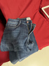 七匹狼牛仔褲男士秋冬磨毛厚款防寒保暖彈力水洗耐穿耐磨牛仔長(cháng)褲子 曬單實(shí)拍圖
