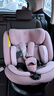 兩只兔子求知2Pro智能通風(fēng)加熱兒童安全座椅汽車(chē)用0-8歲寶寶嬰兒車(chē)載360度 求知2冰莓粉（智能通風(fēng)加熱） 曬單實(shí)拍圖