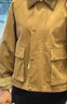 優(yōu)衣庫女裝休閑短茄克/巴恩風(fēng)外套夾克早春26春夏483807 484664 483807/33卡其色 L 曬單實(shí)拍圖