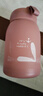 卡通可愛(ài)萌兔杯320ml萌萌杯便攜水杯可愛(ài)玻璃杯防滑耐磨旅行裝備 典雅粉 320ml 曬單實(shí)拍圖
