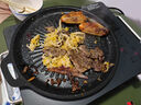 麥飯石烤肉盤(pán)家用不粘鍋鐵板燒韓式烤肉鍋電磁爐卡式爐戶(hù)外烤盤(pán) 太陽(yáng)花烤盤(pán)28cm 曬單實(shí)拍圖