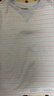 優(yōu)衣庫合作款/女裝圓領(lǐng)短T恤/條紋484266 60 淺藍色 M 曬單實(shí)拍圖