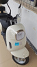 綠源（Luyuan）電動(dòng)摩托車(chē)M7U74公里長(cháng)續航60V5塊鉛酸電池大動(dòng)力1000W電機電瓶車(chē)代步通勤女性孩生士奶油白 曬單實(shí)拍圖