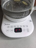 美的（Midea）養生壺 1.5L全自動(dòng)煮茶壺24h預約燒水壺12小時(shí)智能恒溫 11檔控溫電熱水壺MK-Y12Q 曬單實(shí)拍圖