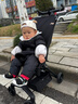 小虎子可坐可躺兒童旅行車(chē)輕便折疊可登機嬰兒口袋推車(chē)遛娃神器T3炭黑色 曬單實(shí)拍圖