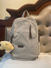 千百度（C.BANNER）雙肩包女大容量學(xué)生書(shū)包戶(hù)外旅游輕便背包高顏值出游實(shí)用休閑百搭 【杏色】輕奢高檔品牌時(shí)尚簡(jiǎn)約 曬單實(shí)拍圖