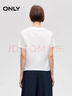ONLY 2026春季合體正肩簡(jiǎn)約純色顯瘦直筒V領(lǐng)T恤女|126101001 曬單實(shí)拍圖