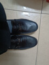 紅蜻蜓牛皮豆豆鞋男鞋套腳皮鞋男商務(wù)休閑鞋男樂(lè )福鞋WLA150591S黑色42 曬單實(shí)拍圖