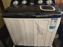 志高（CHIGO）半自動(dòng)雙桶洗衣機 家用小型雙缸洗衣機 老式洗脫分離雙筒雙杠大容量 16公斤 雙缸 【強勁動(dòng)力丨洗10+脫6】 曬單實(shí)拍圖