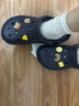 卡駱馳（CROCS）貝雅洞洞鞋男鞋女鞋輕便耐磨一腳蹬拖鞋休閑鞋百搭花園鞋|10126 深藍-410 41 /42(260mm) 曬單實(shí)拍圖