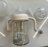 英氏（YEEHOO）學(xué)飲鴨嘴杯嬰兒寶寶喝水杯小月齡防嗆吸管奶瓶6個(gè)月一歲以上 曬單實(shí)拍圖