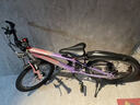 鳳凰官方旗艦店兒童自行車(chē)男女變速青少年學(xué)生山地車(chē)碟剎賽車(chē) 星際 粉紫【變速】后座+LED燈+輻條輪 20寸【適合125-160cm】 曬單實(shí)拍圖