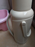 欣美雅熱水瓶暖壺學(xué)生用宿舍大容量暖瓶開(kāi)水瓶家用老式塑料外殼保溫水壺 奶油白 3.2L 【加厚款-更保溫】 曬單實(shí)拍圖