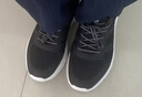 足力健老人鞋中老年輕便休閑散步鞋2431380J 男 黑色 41 曬單實(shí)拍圖