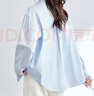 TERRE BLEUE簡(jiǎn)約襯衫女2026春秋季新款戶(hù)外通勤寬松舒適襯衣氣質(zhì)百搭休閑上衣 曬單實(shí)拍圖
