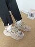 森馬男鞋2026春季新款休閑百搭時(shí)尚老爹鞋男款厚底增高跑步運動(dòng)鞋女 杏色 41 曬單實(shí)拍圖