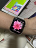 Apple/蘋(píng)果 Watch S11 智能手表GPS款46毫米玫瑰金色鋁金屬表殼淡桃粉色運動(dòng)型表帶M/L MEVU4CH/B 曬單實(shí)拍圖