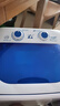 長(cháng)虹單桶洗衣機全半自動(dòng)小型迷你洗脫一體內衣褲洗襪子神器母嬰兒童學(xué)生宿舍出租房洗衣機藍光抑菌 藍色7.2KG【不銹鋼甩桶】+藍光抑菌+強勁電機 曬單實(shí)拍圖