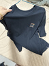 李寧透氣舒適抗菌短袖T恤內搭夏季男子吸濕排汗寬松運動(dòng)上衣ATSW355 曬單實(shí)拍圖
