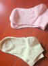 貓人女士襪子女【100%純棉10A抑菌】春夏短襪筒防臭吸汗純色女襪短6雙 曬單實(shí)拍圖