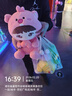 周六福耳釘女蝴蝶結耳飾S925銀高級感生日禮物J0914935 一對 曬單實拍圖