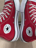 匡威（Converse）官方All Star Lift女高幫厚底鞋休閑板鞋紅色A09220C A09220C 38 曬單實(shí)拍圖