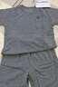 嫚熙（EMXEE）嬰童短袖短褲套裝夏季男女寶寶衣服透氣天絲棉運動(dòng)套裝休閑服外穿 深花灰【短褲短袖】 110 曬單實(shí)拍圖